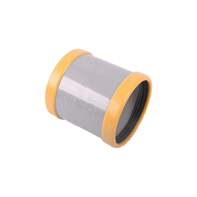 PVC overschuifmof manchet 75mm