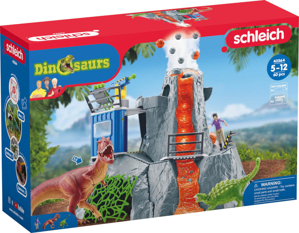 schleich® Dinosaurs 42564 Große Vulkan-Expedition