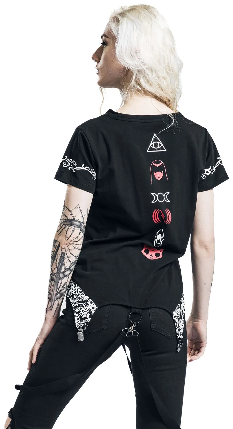Gothicana X Emily the Strange - T-shirt | Gothicana by EMP T-Shirt Manches courtes