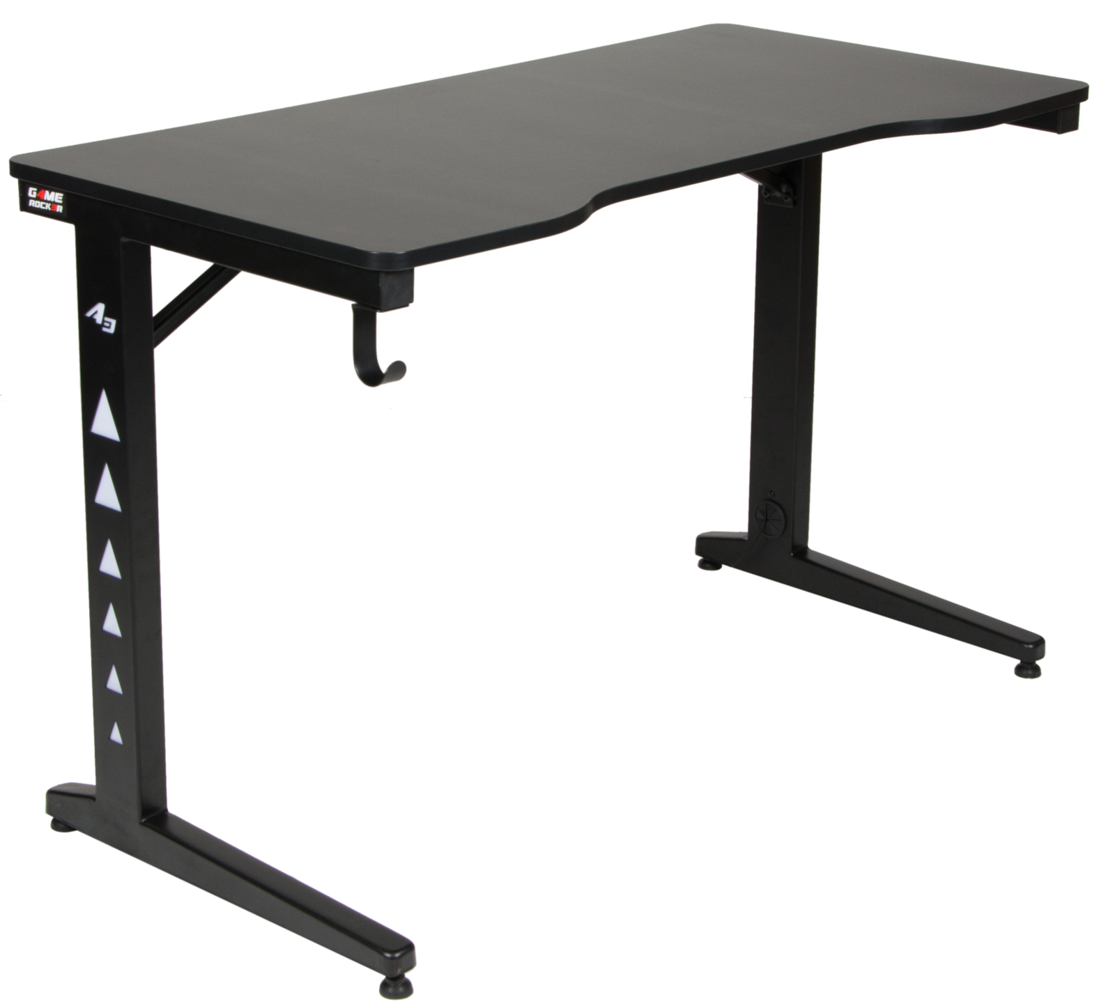 Gamertisch GAME-ROCKER GT-21 No. 1 - schwarz - LED-Beleuchtung