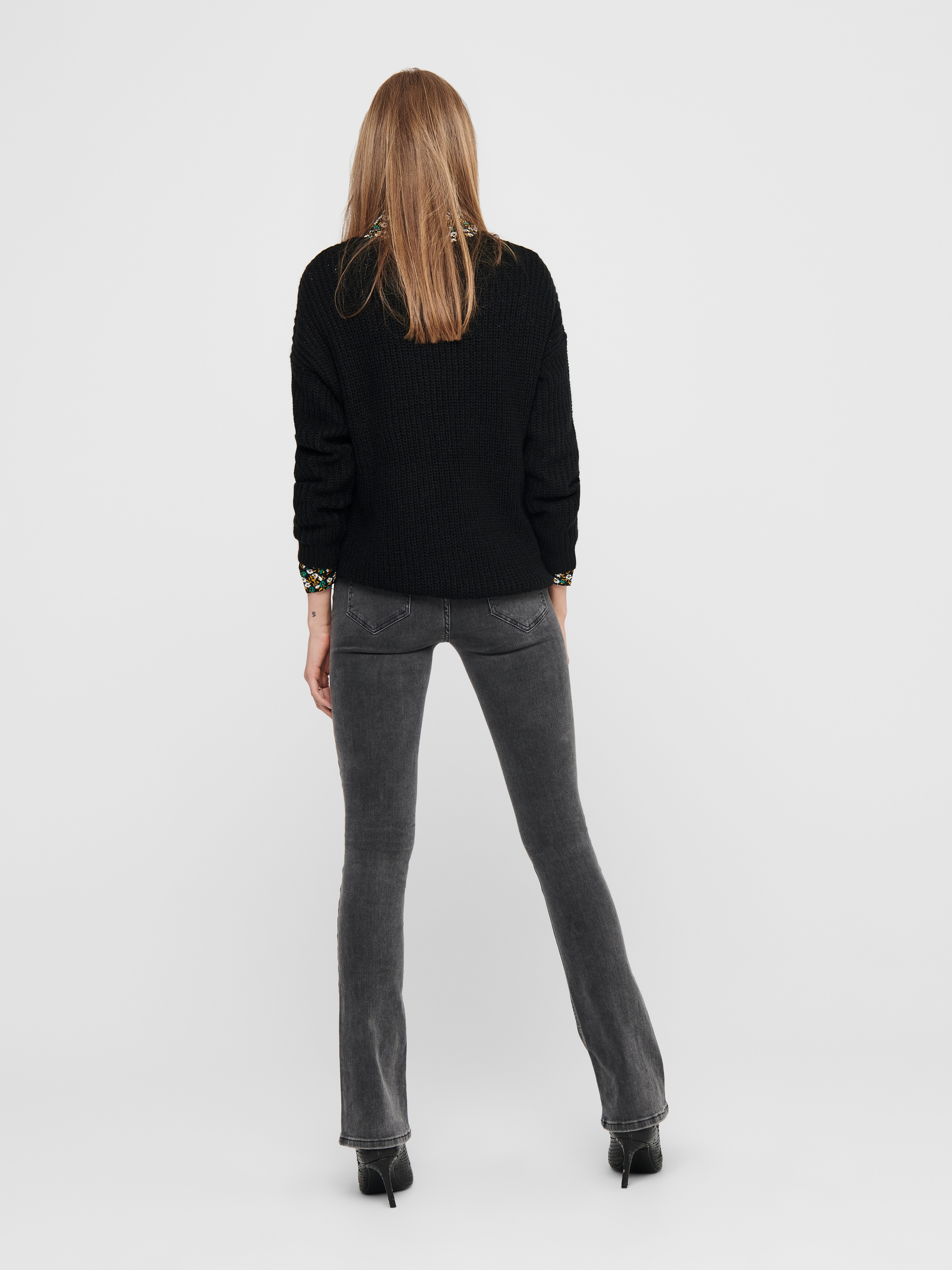 JDYNEW Strickpullover Black