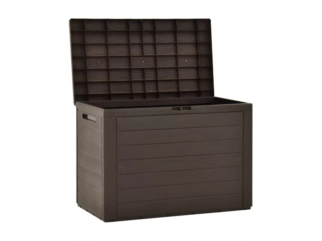 Coffre boîte meuble de marron 78 x 44 x 55 cm 02_0013100