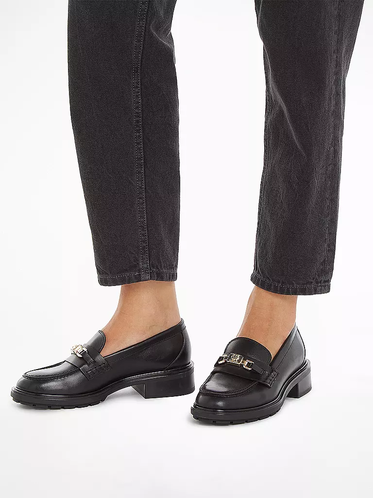 TOMMY HILFIGER Loafer schwarz