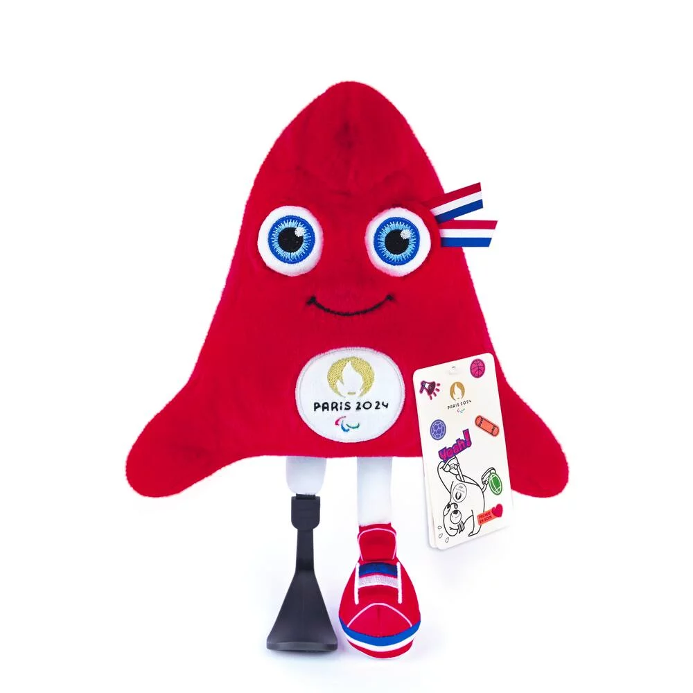 PELUCHE MASCOTTE LES PHRYGES - PARA 28 CM - JEUX OLYMPIQUES PARIS 2024