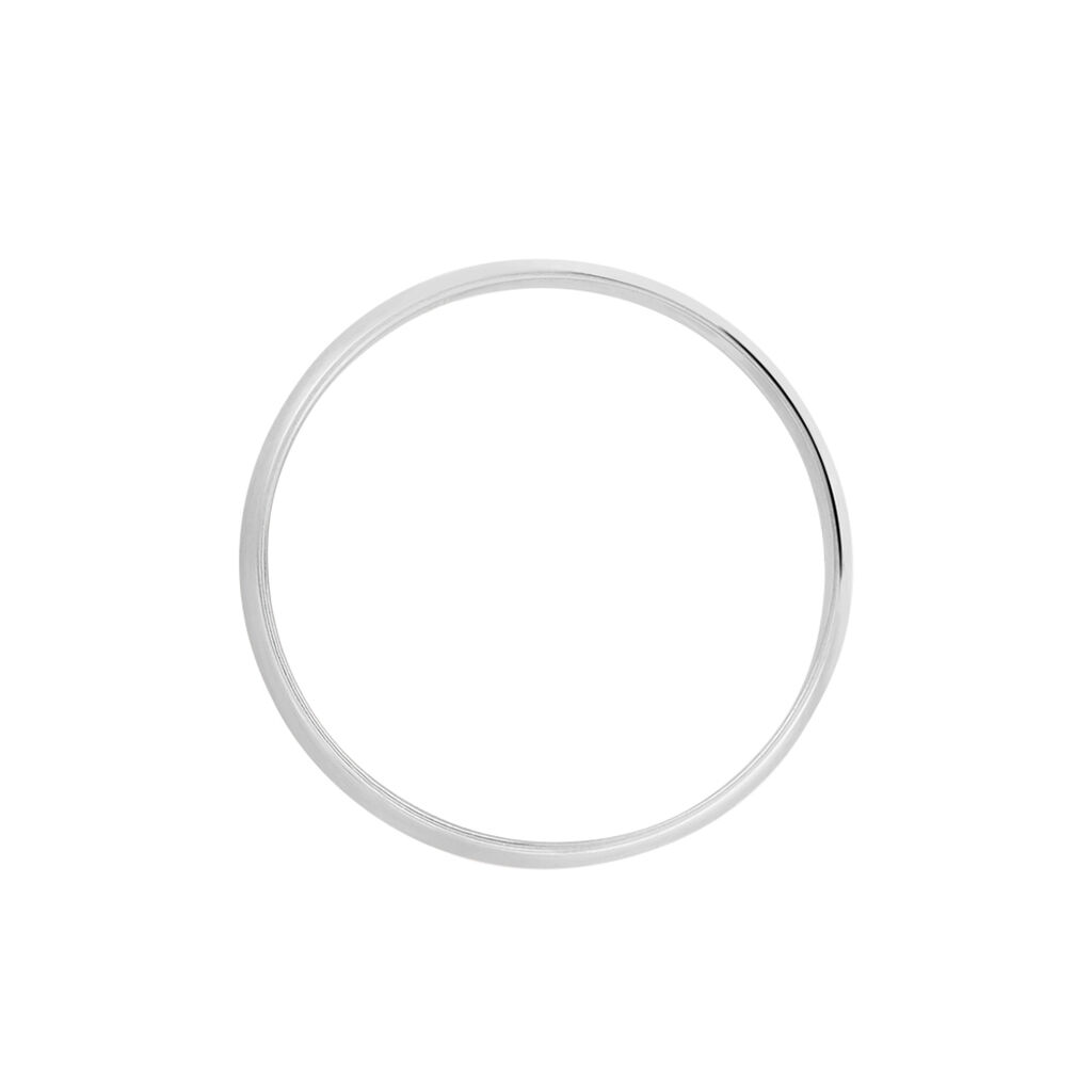 Alliance Meredithe Demi Jonc Classique Or Blanc