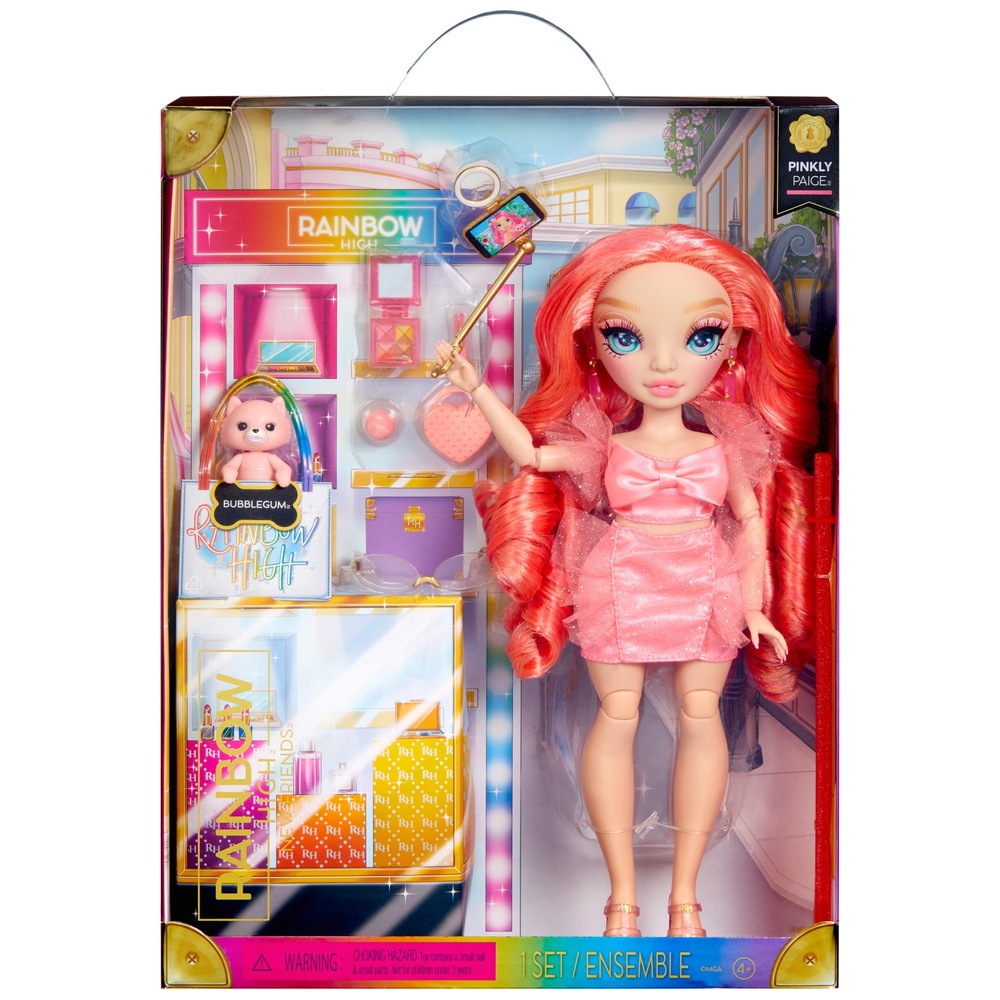 Rainbow High Neue Freunde Pinkly Paige Puppe