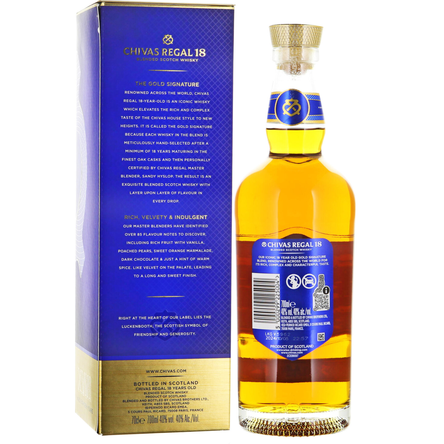 Whisky Chivas Regal 18 Years Scotch -70cl