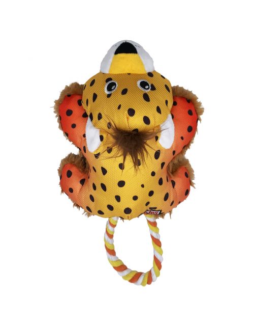 Kong Cozie Tuggz Cheetah - Hondenspeelgoed - Sm\/M