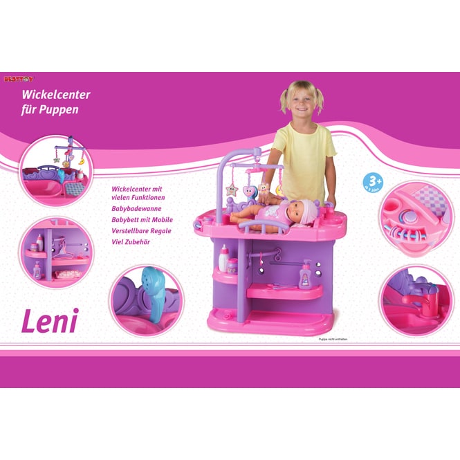 Besttoy - Wickelcenter für Puppen - rosa