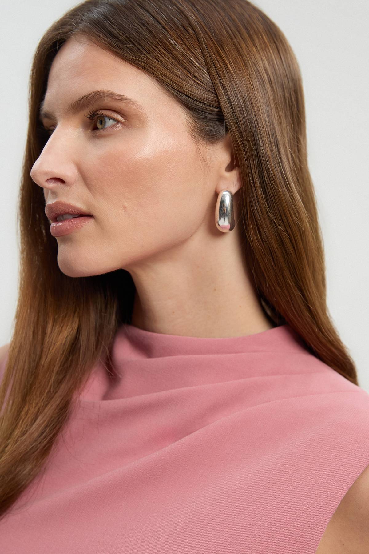 KarenMillen Robe Midi Petite Ajustée Extensible à Blocs de Couleur et Jupe Évasée