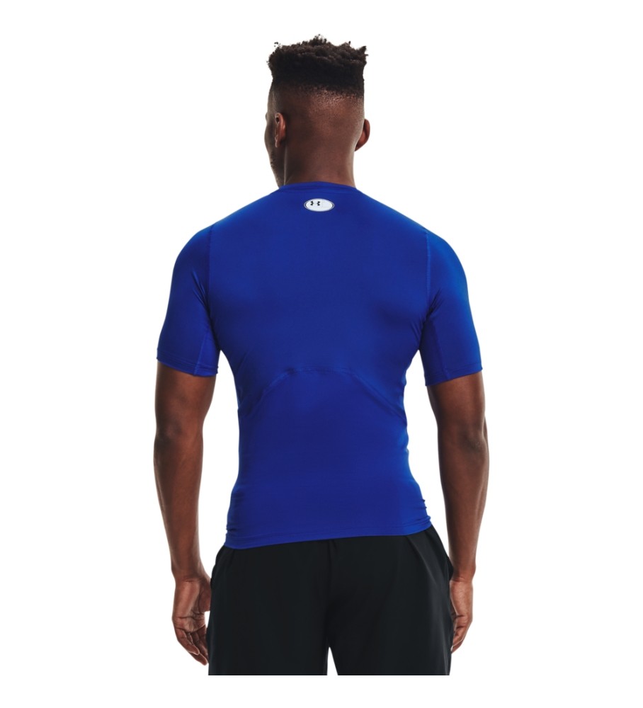 Camiseta de manga curta Under Armour HeatGear Armour, azul