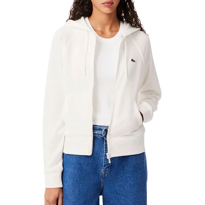 Lacoste Bio Cotton Fleece Hooded Vest Dames