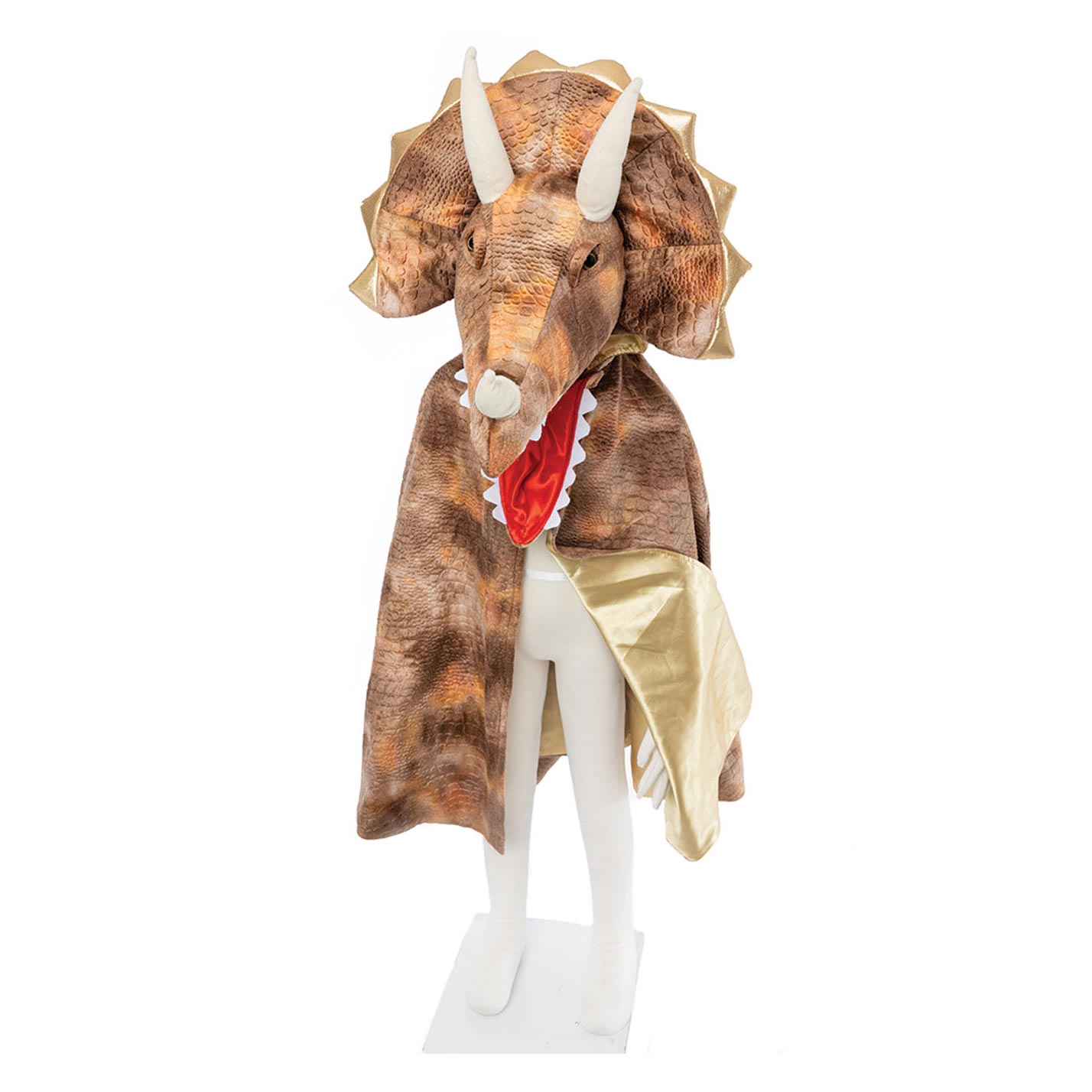 Grandasaurus Triceratops Cape met Klauwen, 7-8 jaar