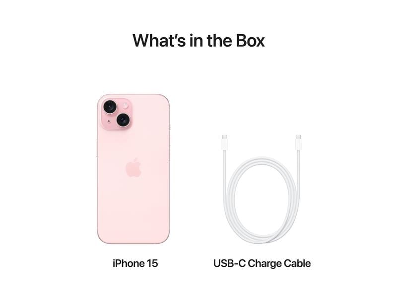 Apple iPhone 15 128 GB Pink IPhone 15. Eine ganz neue Dynamik.
