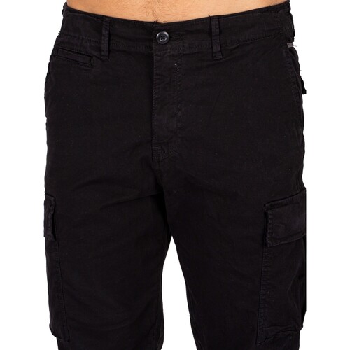 Jack & Jones - Pantalones Cargo Holgados Ace Tucker Negro