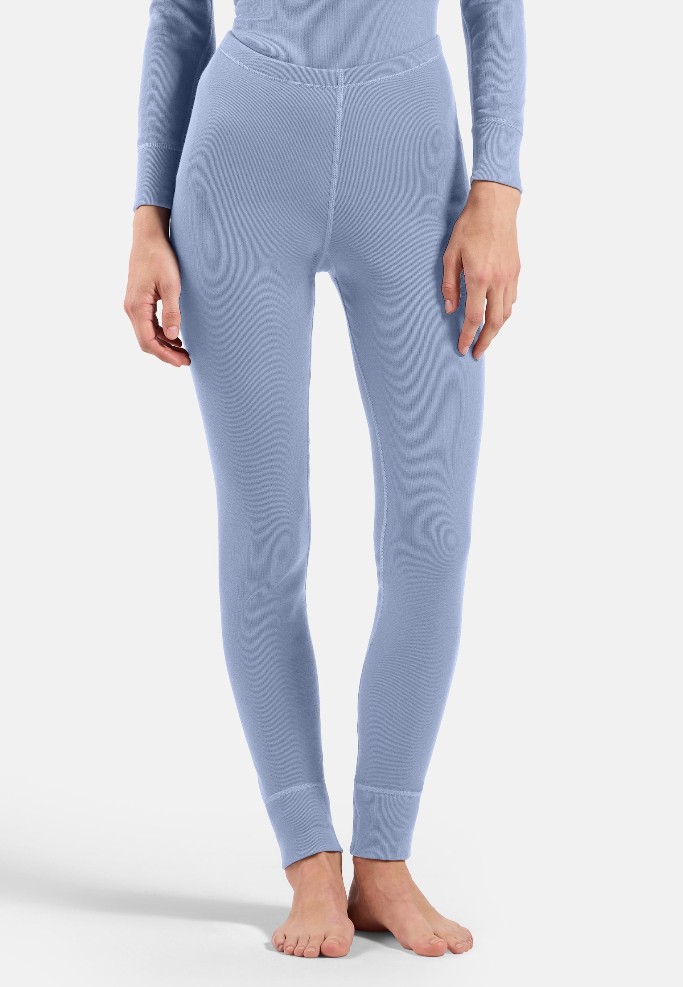 Active Warm Base Layer Tights in Blue heron