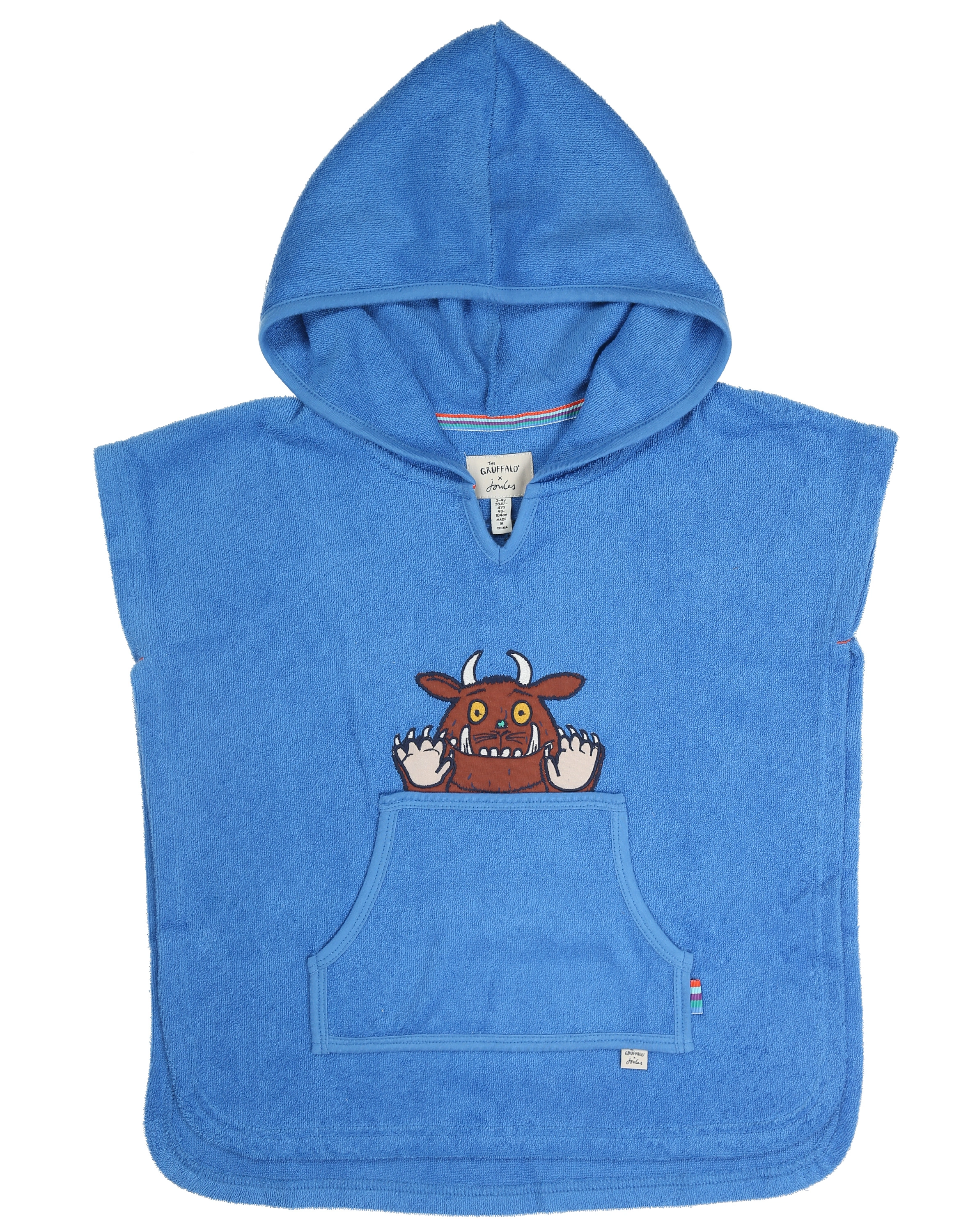 Badeponcho ROCKPOOLER - GRUFF in blau