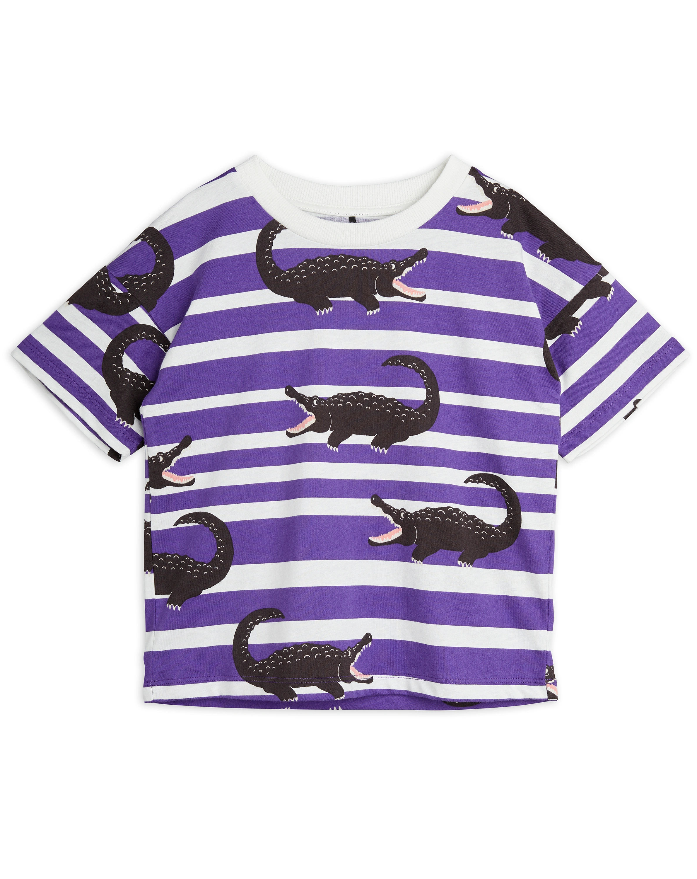 T-Shirt  CROCODILES AOP in purple