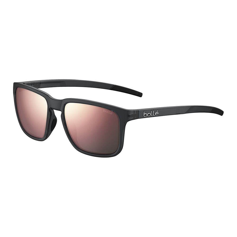 Bolle SCORE - Lunettes de soleil polarisés black crystal matte/brown pink