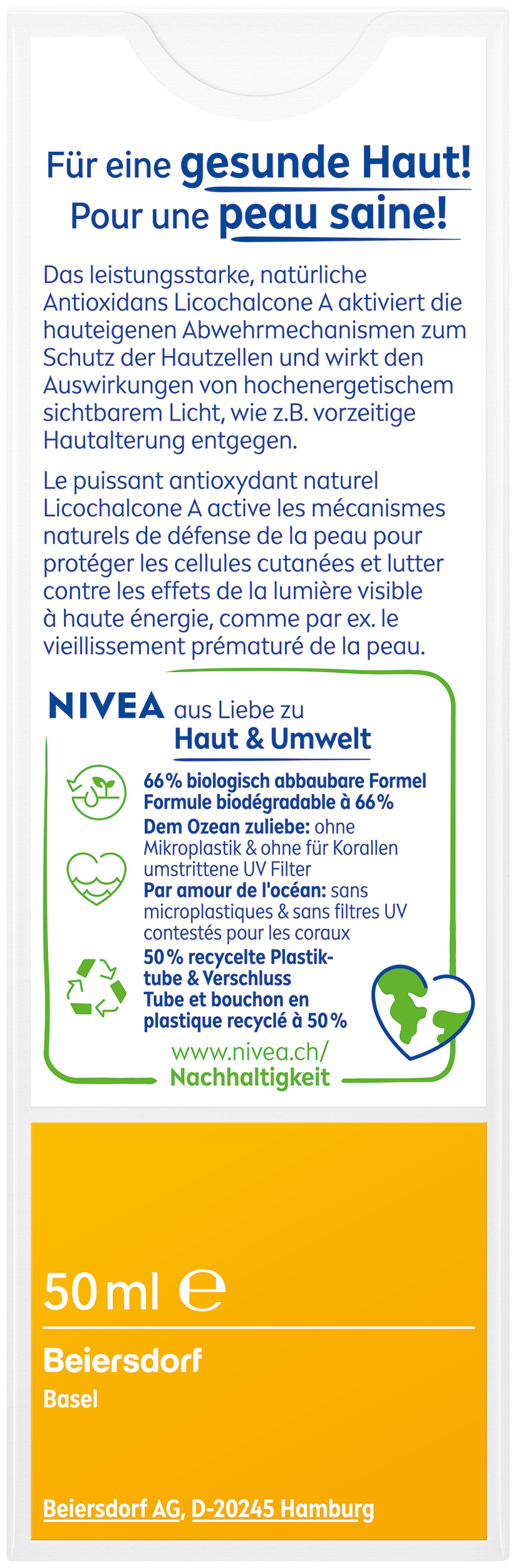 Nivea SUN UV Face Shine Control LSF50 50 ml