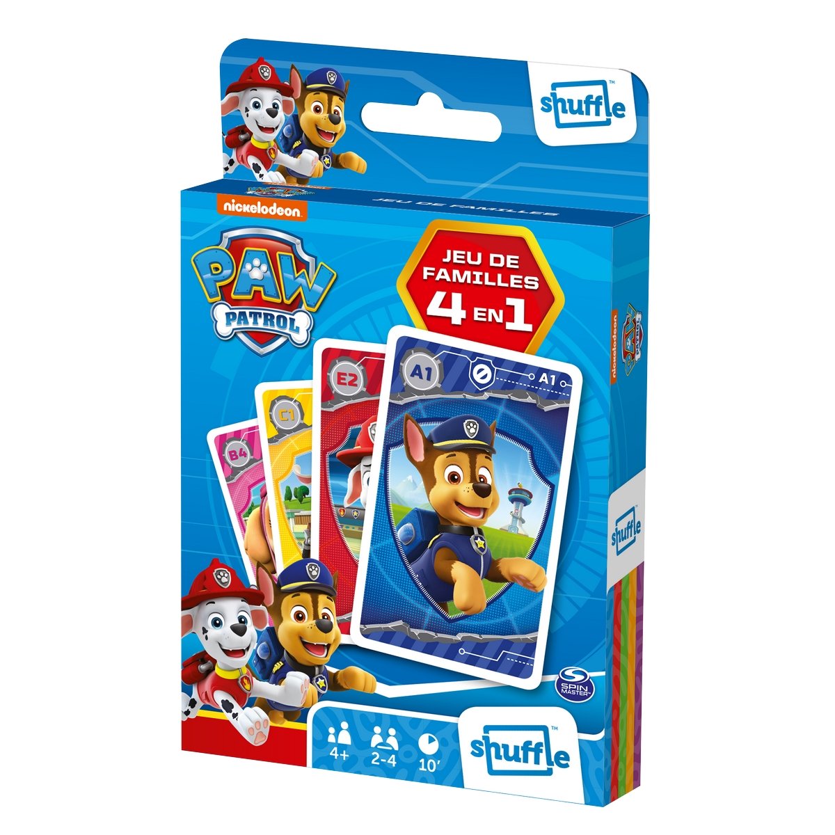 Jeu de familles 4 en 1 La Pat'Patrouille