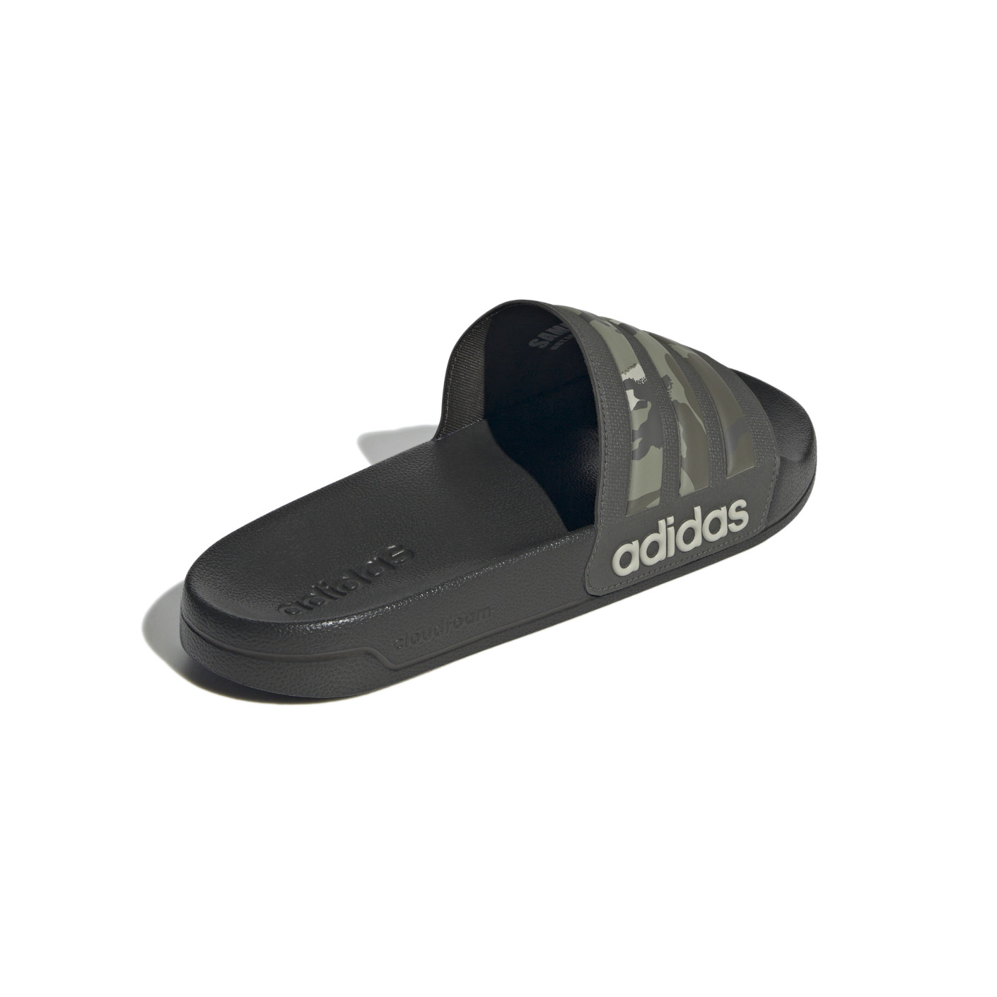 Adidas Adilette Shower Slippers Camo Zwart Legergroen