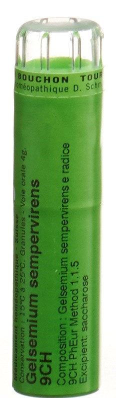 SCHMIDT-NAGEL Gelsemium sempervirens Gran 9 CH 4 g