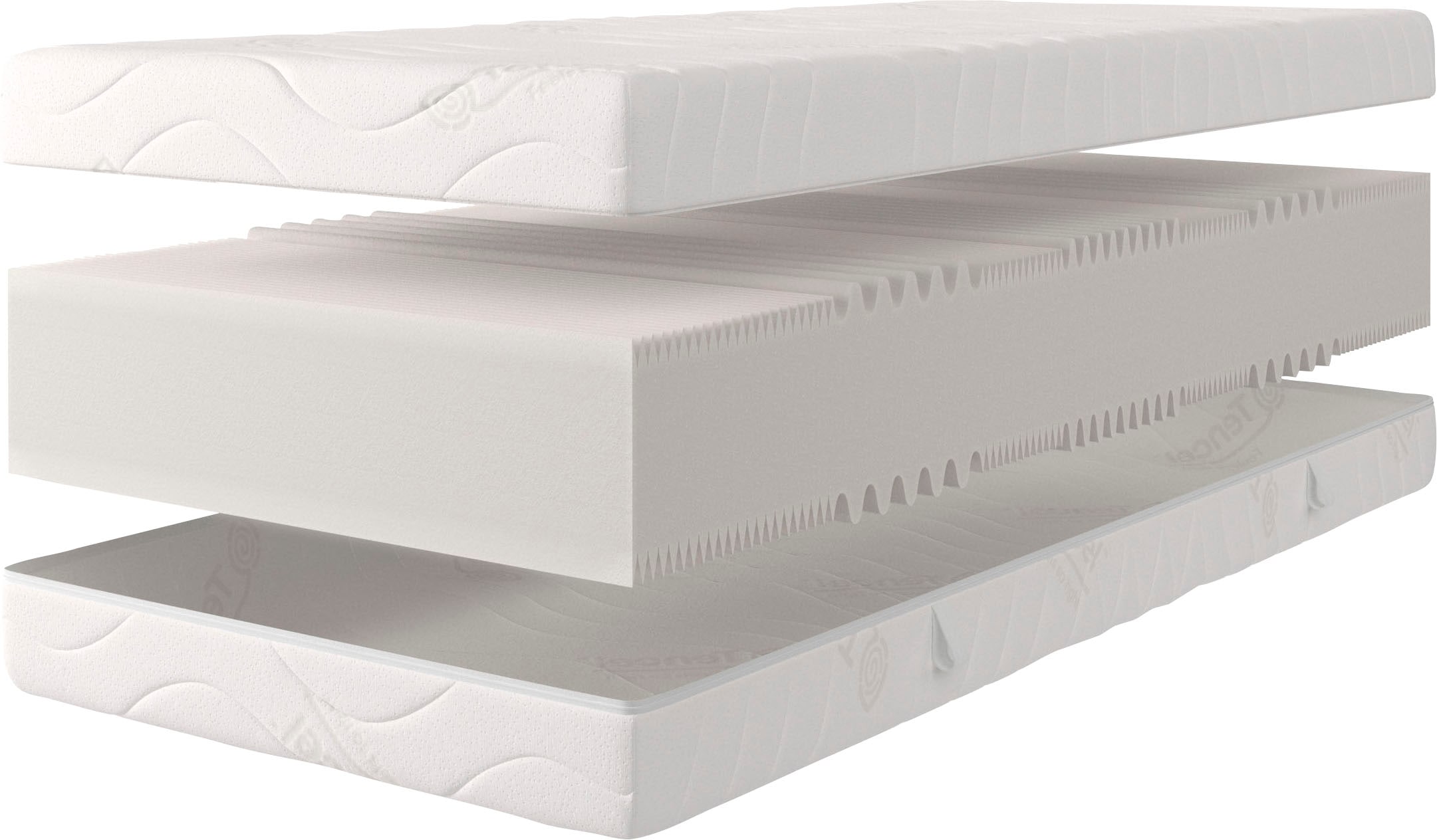 Älgdröm Komfortschaummatratze »Essentials XXL, 7 Zonen Matratze 90x200, 140x200 cm & weitere Grössen« 26 cm hoch Raumgewicht: 28 kg/m³ 1 Stk. tlg. XXL Höhe, flexibler HG bis 140 kg, ergonomisch, atmungsaktiv