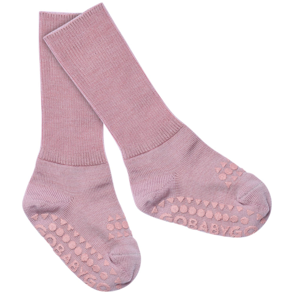 Køb Gobabygo Rose Blush Non-Slip Strømper I Merino Uld