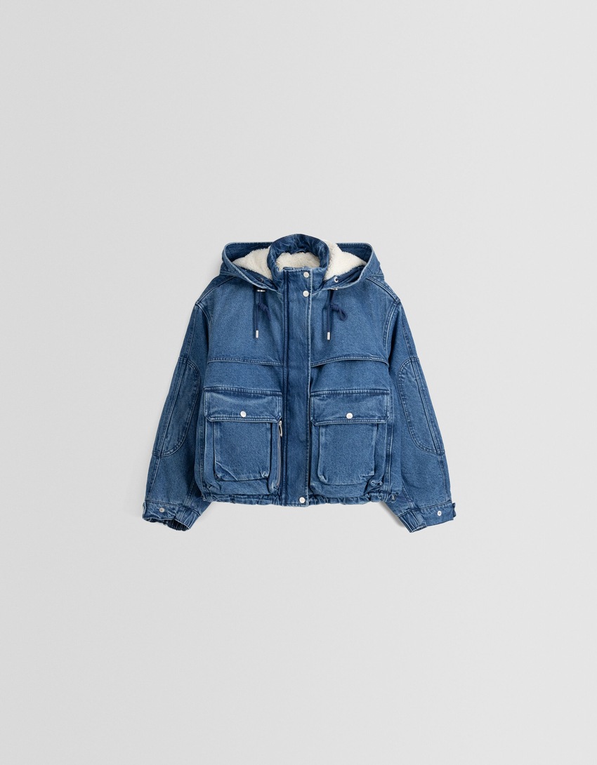 parka curta de ganga