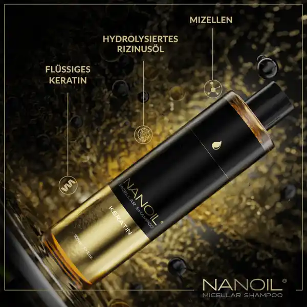 Mizellenshampoo mit Keratin