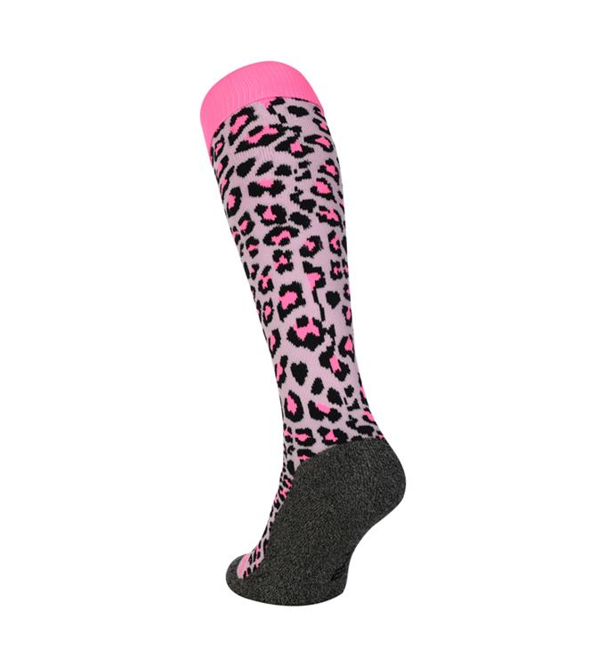 Brabo BC8450B Cheetah Soft Pink Hockeysokken