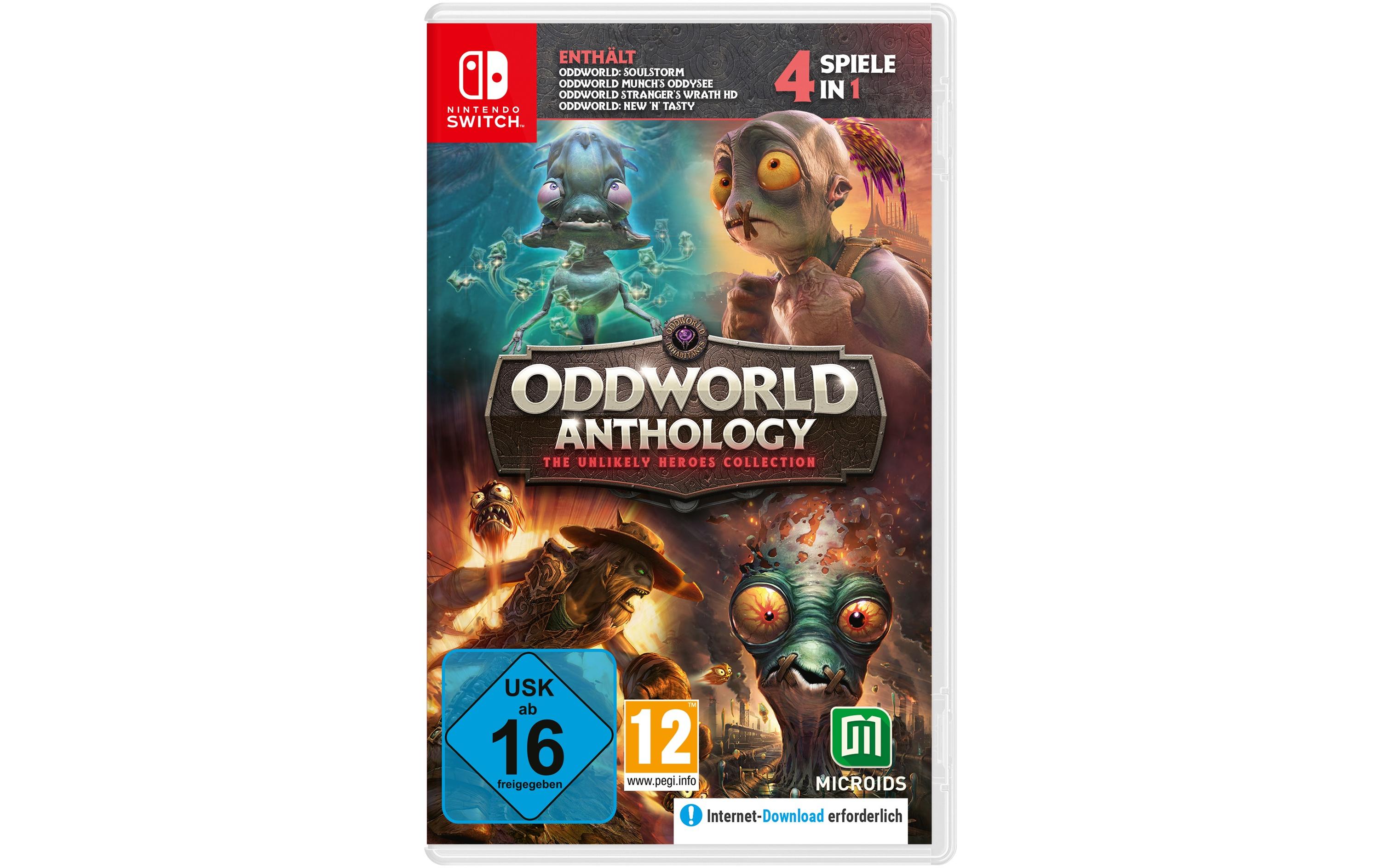 Oddworld Anthology: The Unlikely Heroes CollectionAction-Adventure Platformer für Nintendo Switch