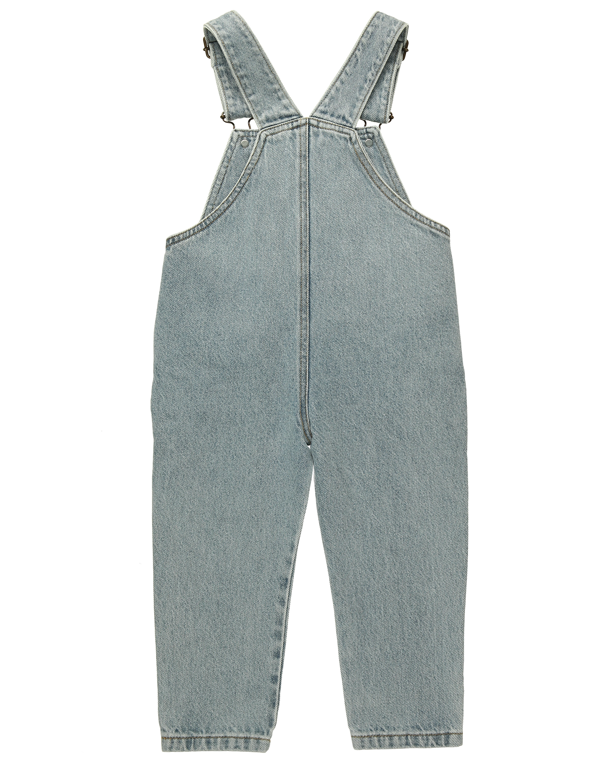 Jeans-Latzhose WASHED in denim