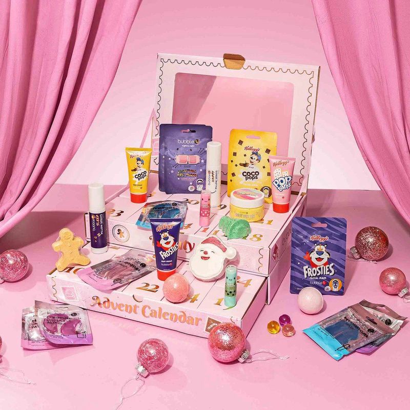 Bubble T Cosmetics - Adventskalender - Big Beauty Box - 24 Vensters - Luxe Verzorgingsproducten