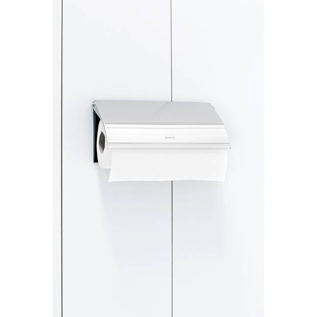 Brabantia keukenrolhouder - wandmodel - Matt Steel
