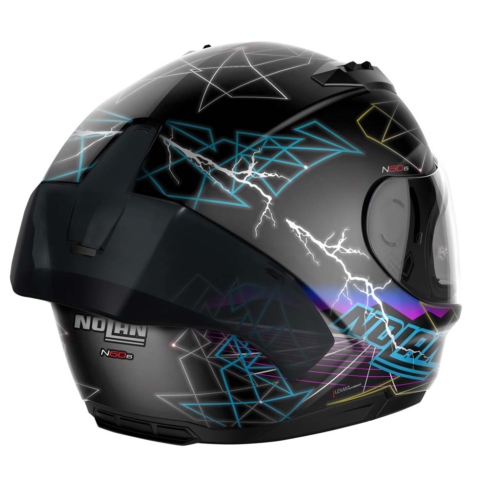 Nolan - Casque N60-6 Sport Raindance Noir / Multicolore / Mat