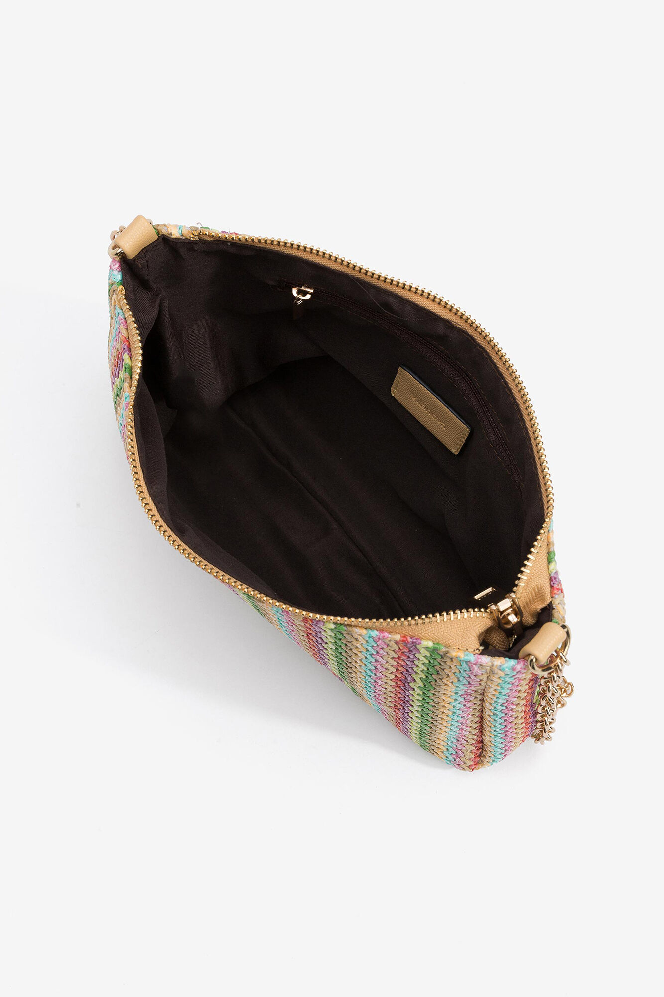 Bolsa de ombro multicolorida