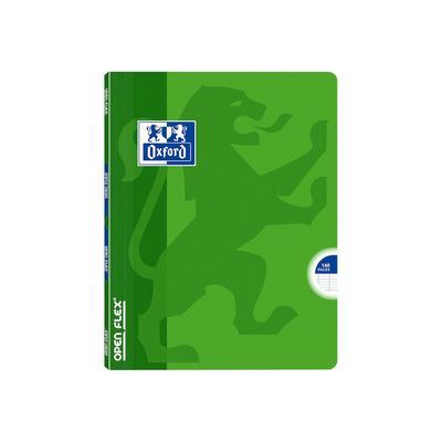 Oxford Openflex - Cahier polypro 17 x 22 cm - 140 pages - grands carreaux (Seyes) - disponible dans différentes couleurs