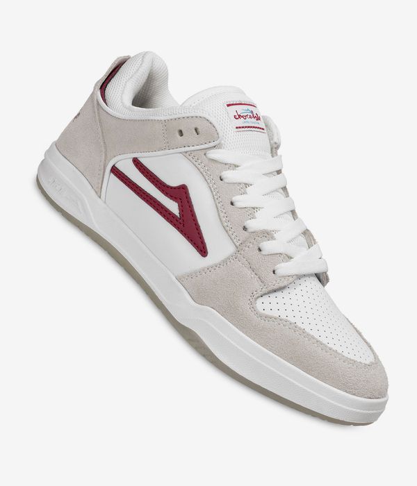 Lakai x Chocolate Telford Low Schuh (white red II)