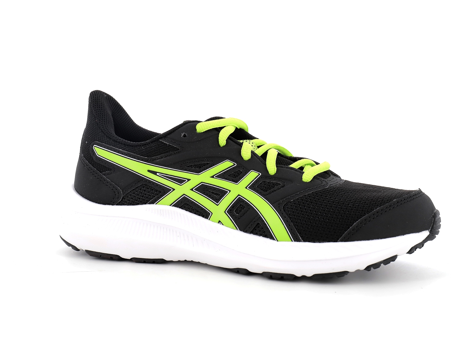 Asics-JOLT 4 GS Matières combinées Noir Jaune