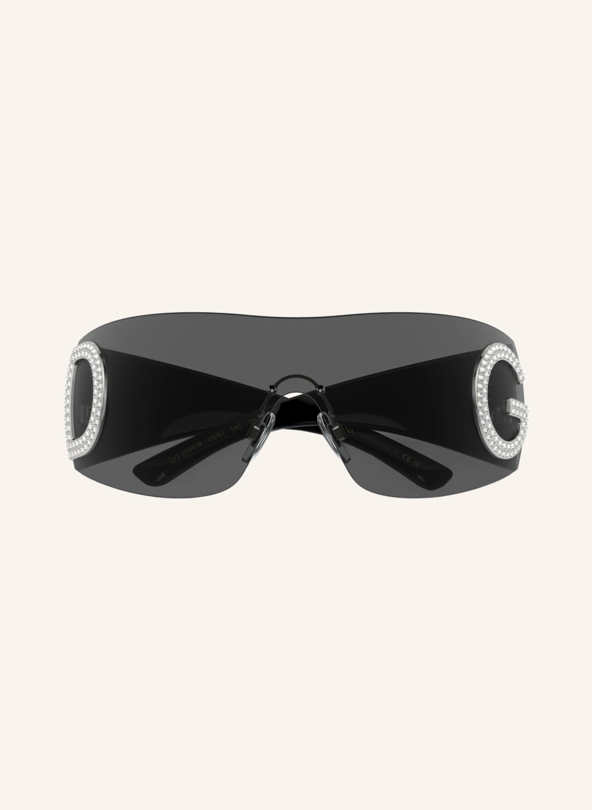 DOLCE & GABBANA Sonnenbrille DG2298B mit Schmucksteinen