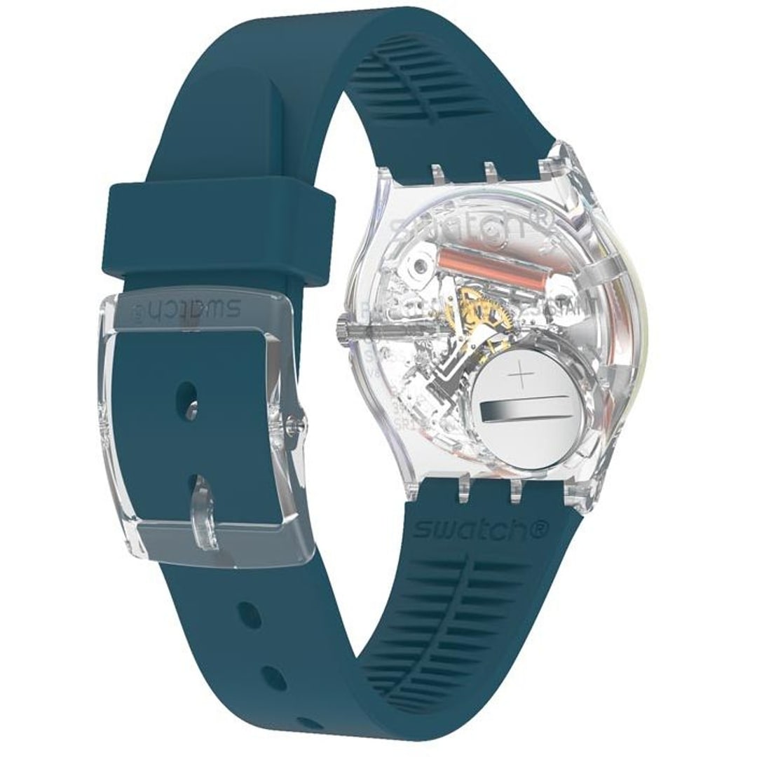 Swatch Original 34 Blue Away Day Date