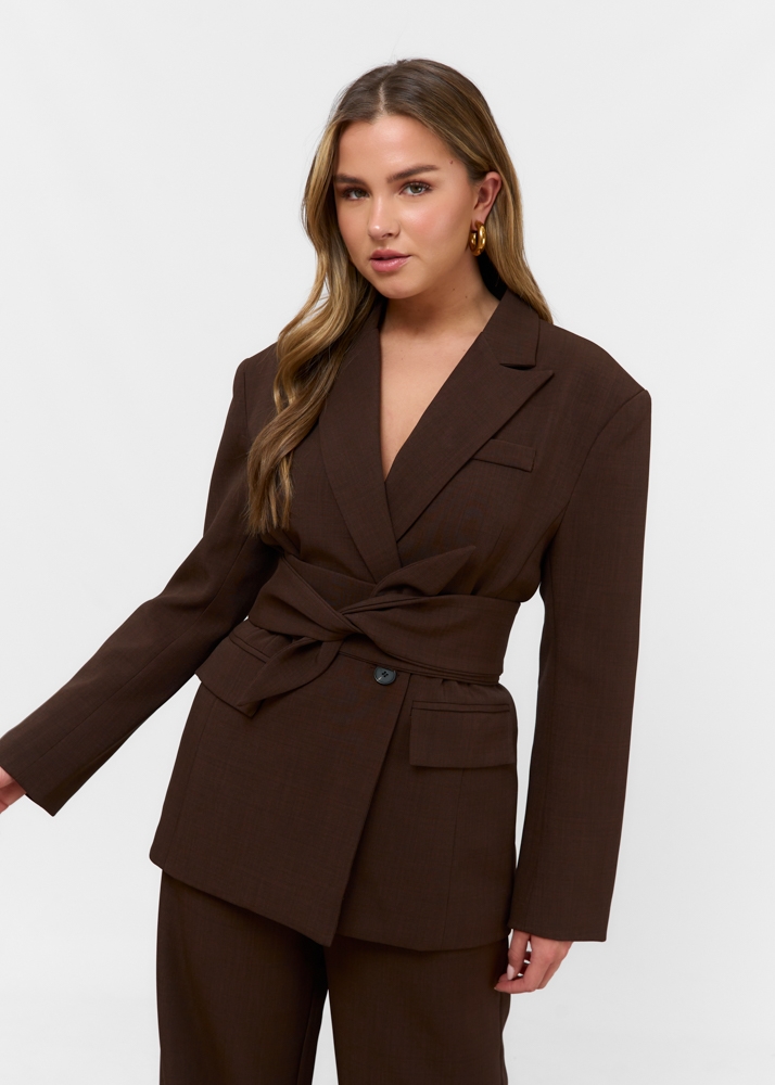 Celine blazer choco bruin