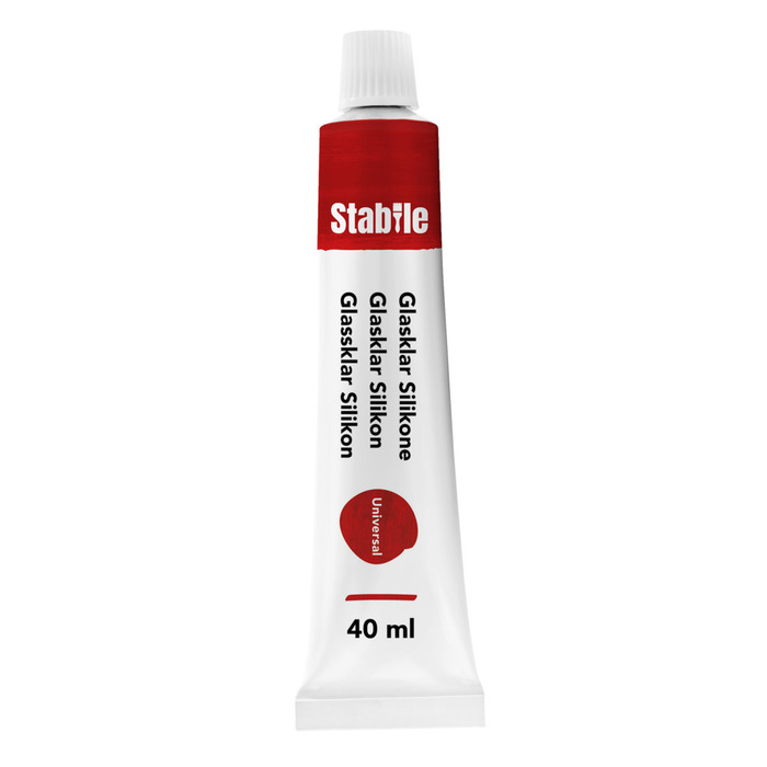 Silikone glasklar 40 ml - Stabile