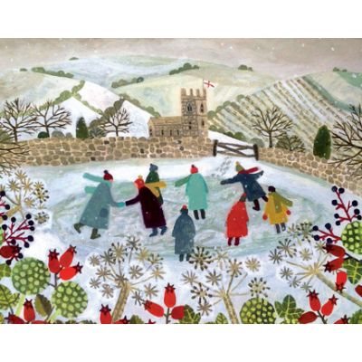 Skating Pond Cards 6 Pack
