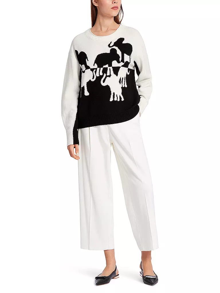 MARC CAIN Pullover schwarz