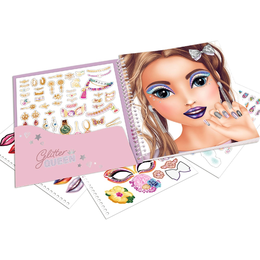 TOPModel Style Me Up Glitter Queen Stickerbuch
