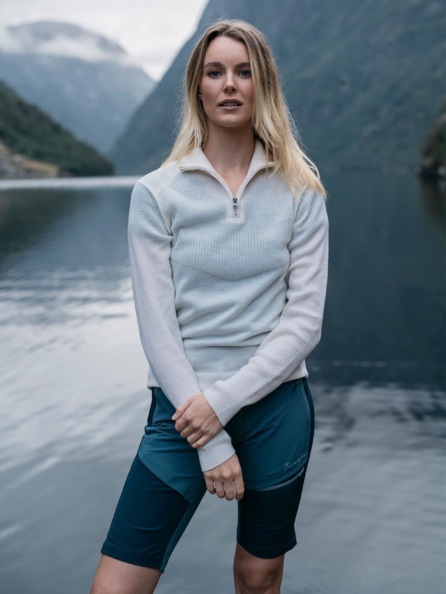 Flåm Half Zip Ullgenser