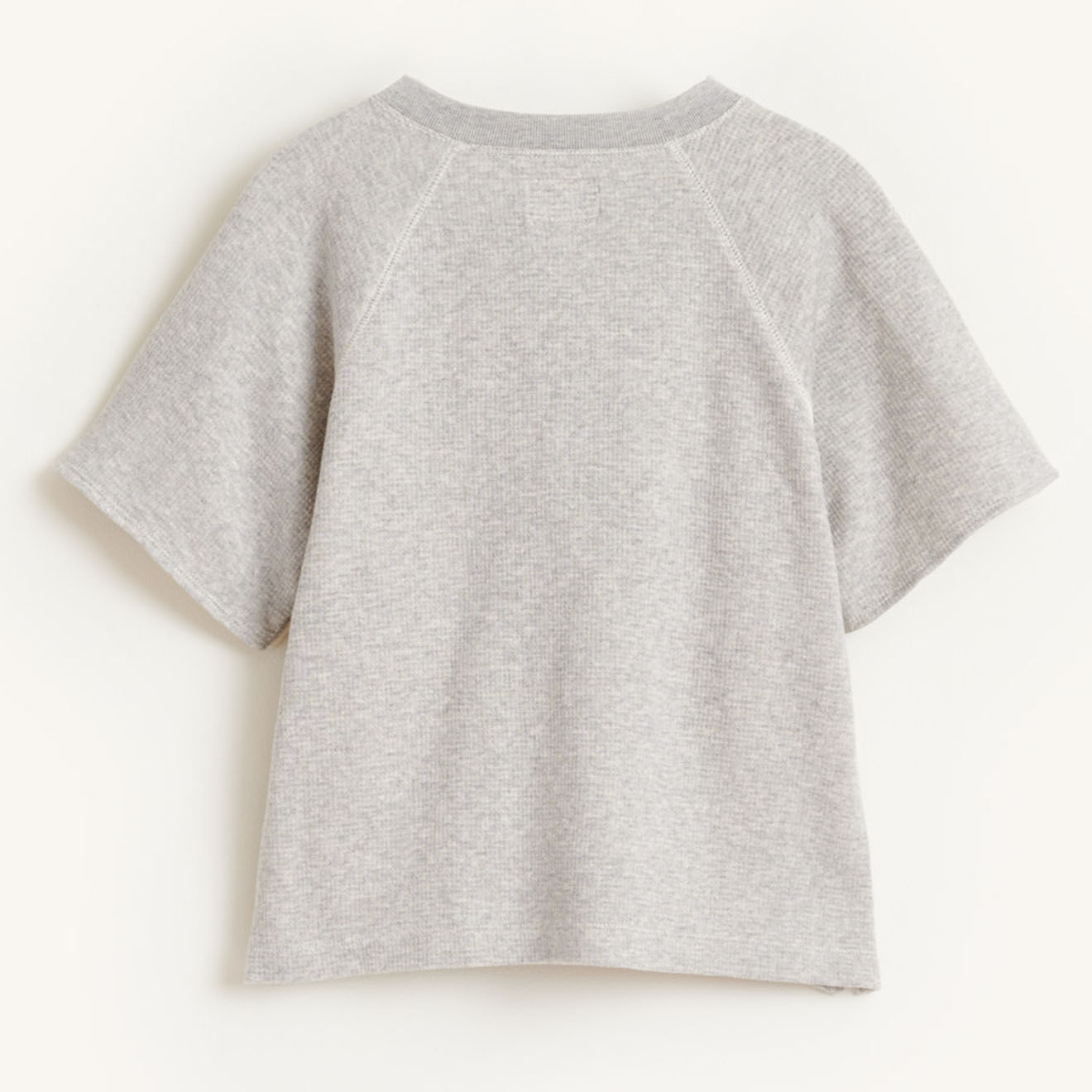 Bellerose Sweat Mazi en Coton manches courtes gris